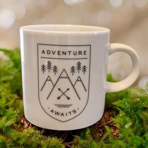 Adventure Awaits White Mug